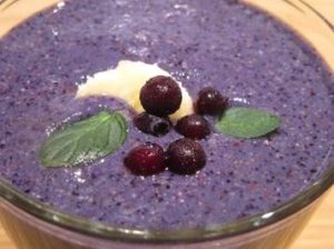 Wild Blueberry smoothie